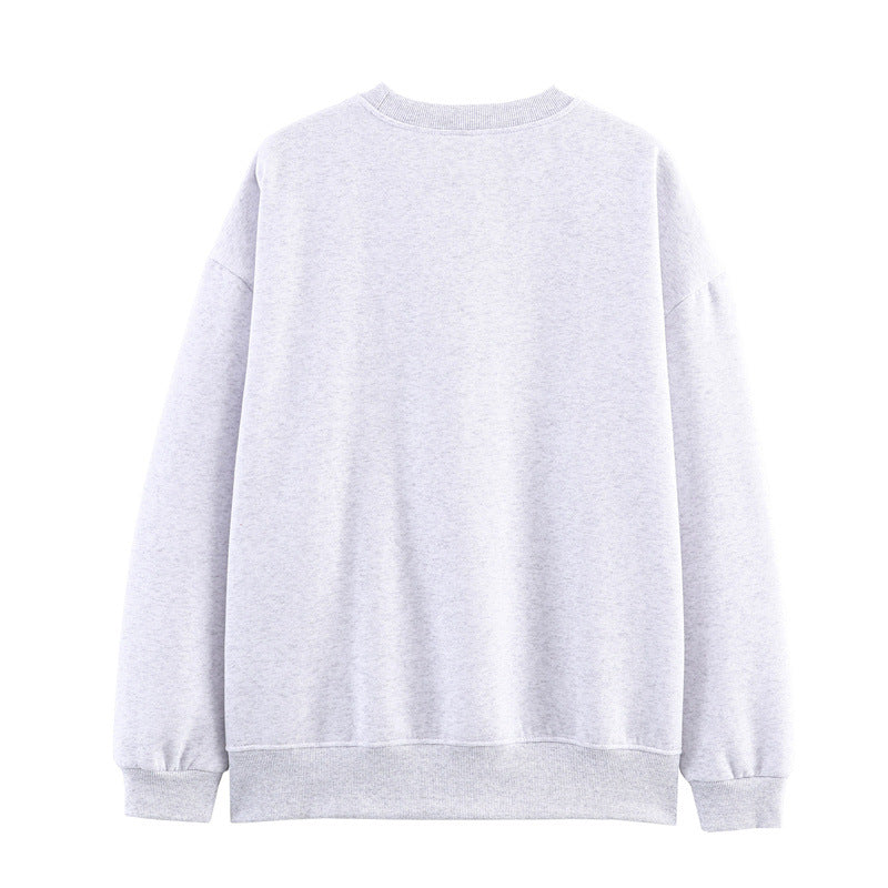 Damen lässiger Pullover mit verspieltem Grafikdruck und relaxed Fit Drune