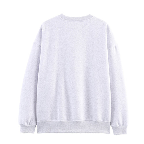 Damen lässiger Pullover mit verspieltem Grafikdruck und relaxed Fit Drune