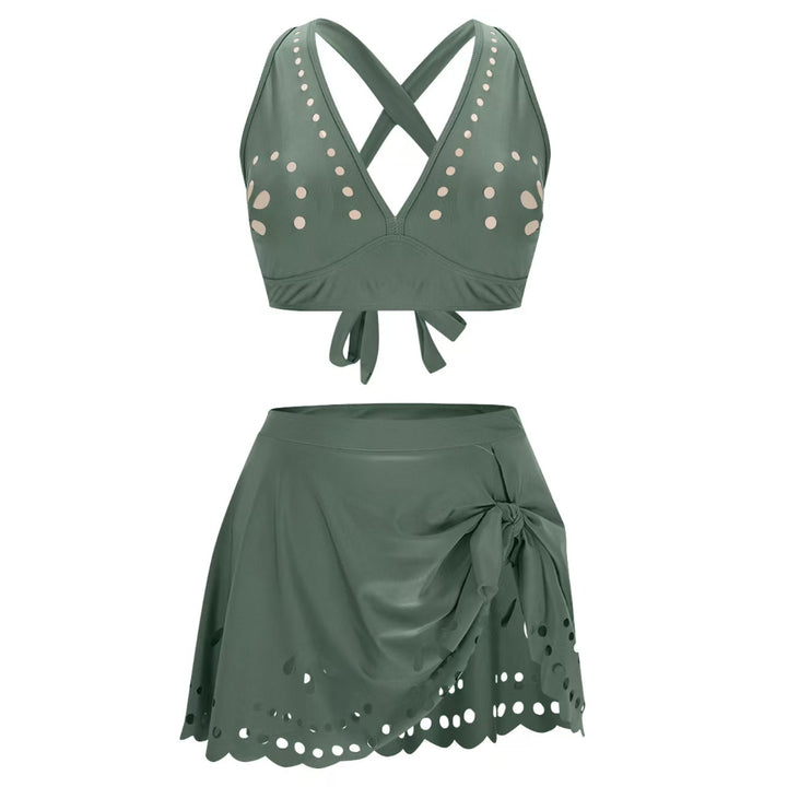 Damen Bikini-Set mit verspieltem Schnitt und eleganten Trägersystem Drune