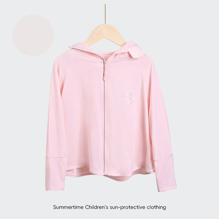 Kinder UV-Schutzjacke mit Kapuze und leichten atmungsaktiven Eigenschaften Drune