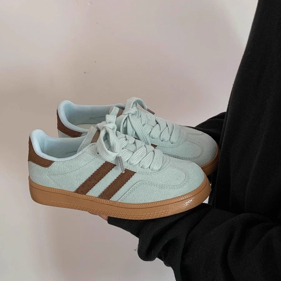 Damen Sneakers mit weichem Obermaterial und trendigen Farbakzenten Drune