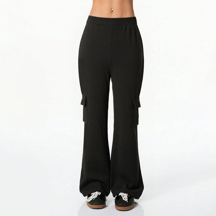 Damen lässige Cargo-Hose mit weitem Schnitt Drune