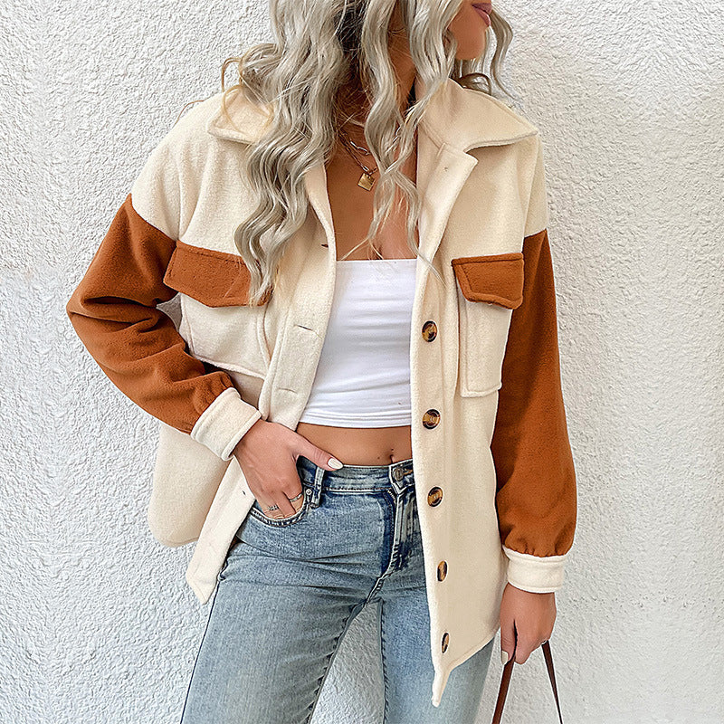 Damen Freizeitjacke mit praktischen Taschen und gemütlichem Stoff Drune