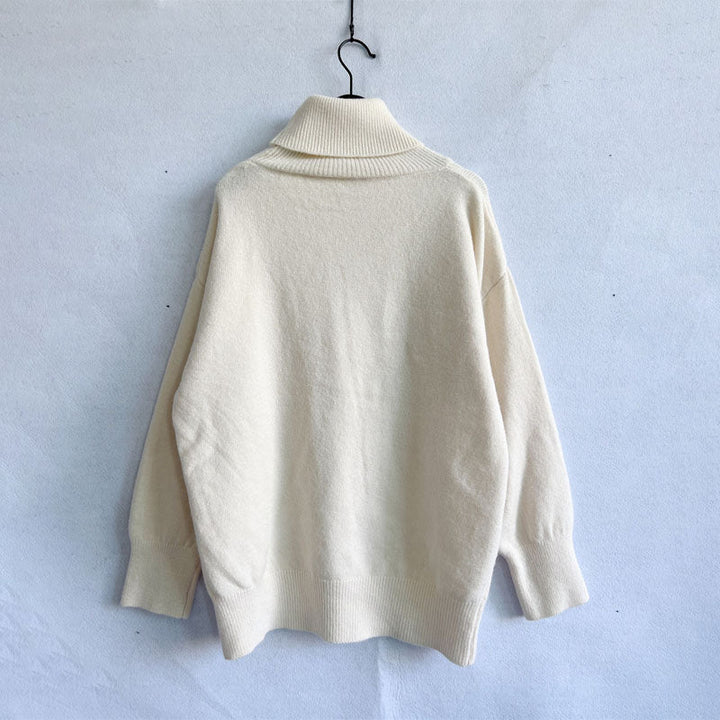 Drune | Weicher Pullover Aus Einfarbigem Strick