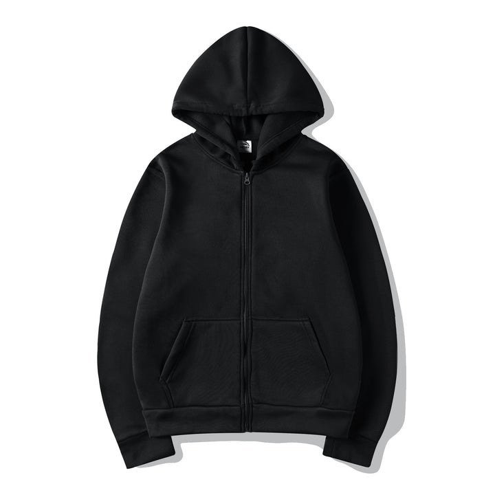 Damen Kapuzensweatshirt mit durchgehendem Reißverschluss und seitlichen Taschen Drune