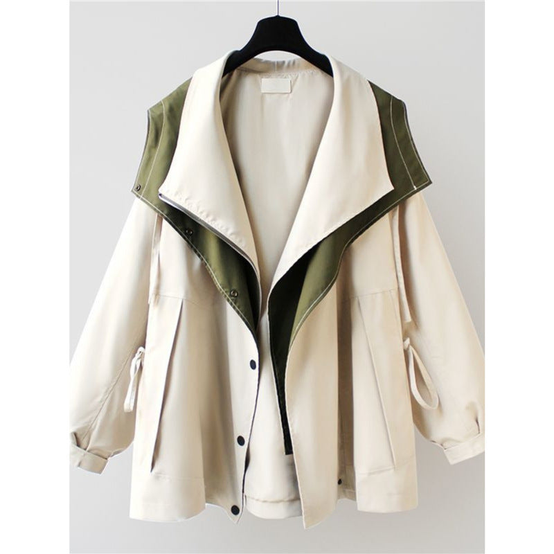 Damen multifunktionale Outdoor-Jacke mit großen Taschen und praktischen Reißverschlüssen Drune