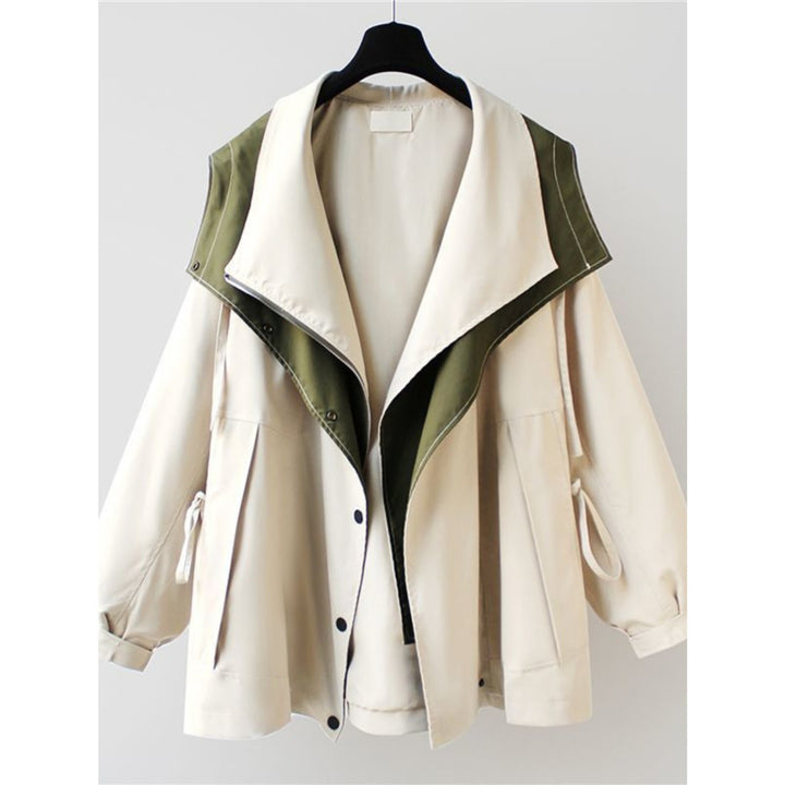 Damen multifunktionale Outdoor-Jacke mit großen Taschen und praktischen Reißverschlüssen Drune