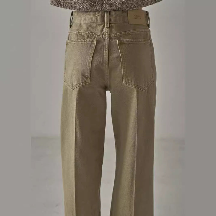 Damen lässiger Oversized-Blazer aus hochwertigem Kunstleder Drune