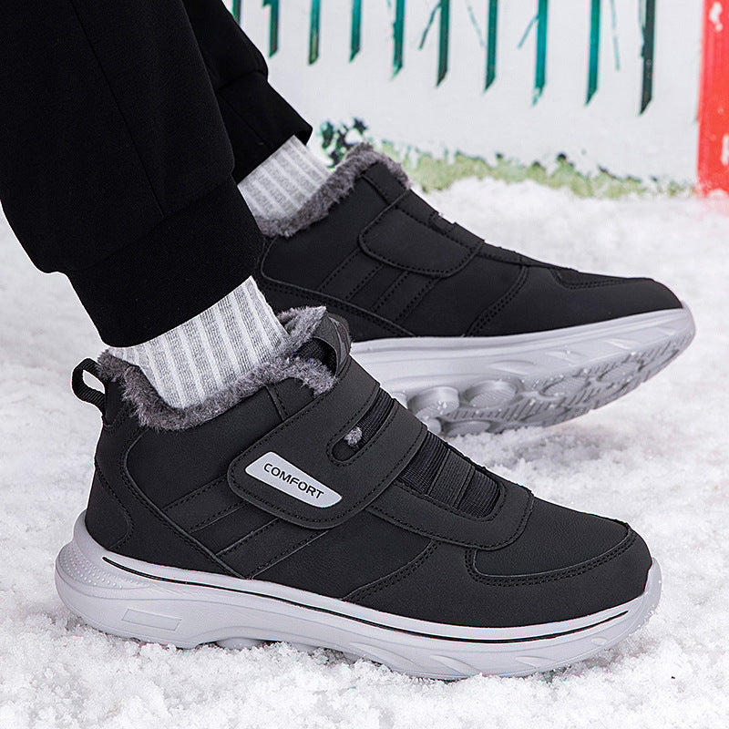 Damen isolierte Winter-Sneaker mit praktischem Klettverschluss und weichem Innenfutter Drune
