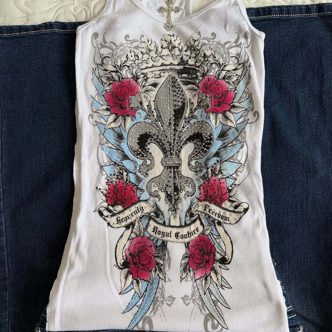 Damen Grafik-Top mit modischem Design Drune