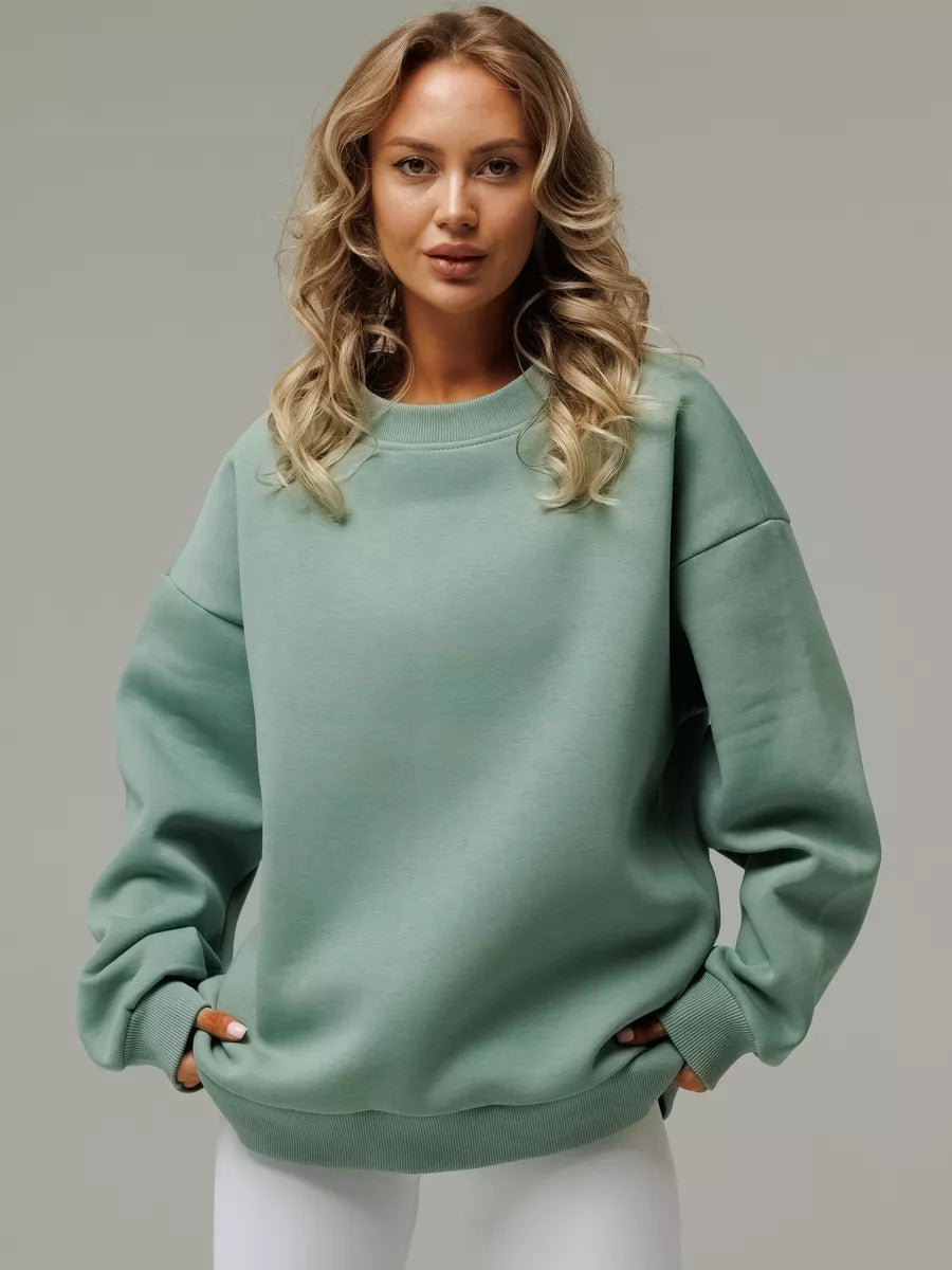 Damen lässiger Oversized Sweatpullover Drune