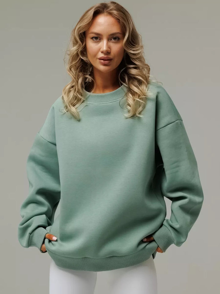 Damen lässiger Oversized Sweatpullover Drune