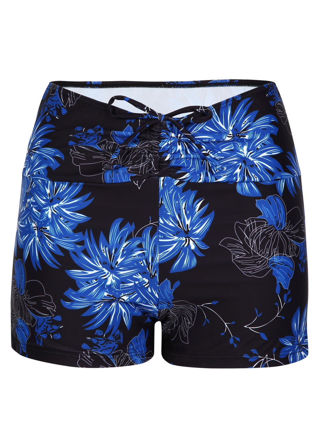 Damen Bikini-Höschen mit hohem Bund und raffinierten Rüschendetails Drune