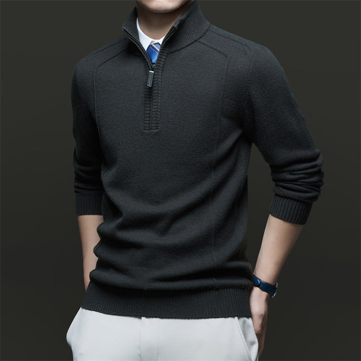 Herren Stehkragen Pullover aus hochwertigem Material Drune
