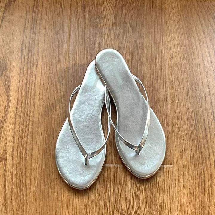 Damen Zehentrenner-Sandalen mit ergonomischem Fußbett und weichem Obermaterial Drune