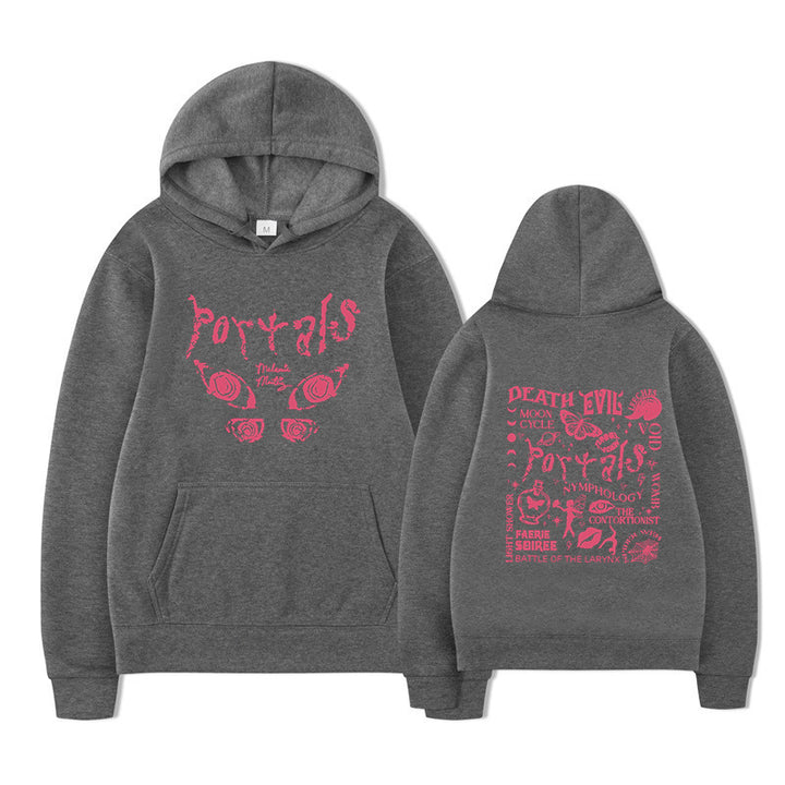 Damen Kapuzenpullover mit kreativem Motiv und bequemer Passform Drune