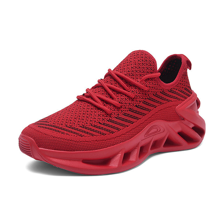 Herren leichte atmungsaktive Strick-Sneaker mit gedämpfter ergonomischer Laufsohle Drune