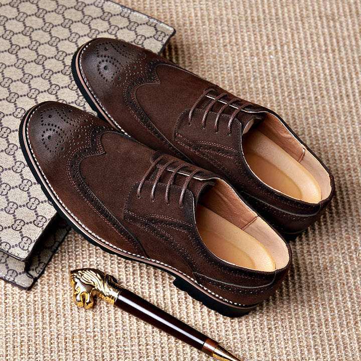 Herren Elegante und modische Brogueschuhe mit weichem Obermaterial Drune