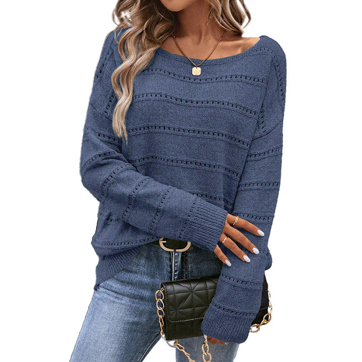 Damen Strickpullover mit luftiger Struktur und weit geschnittenem Design Drune