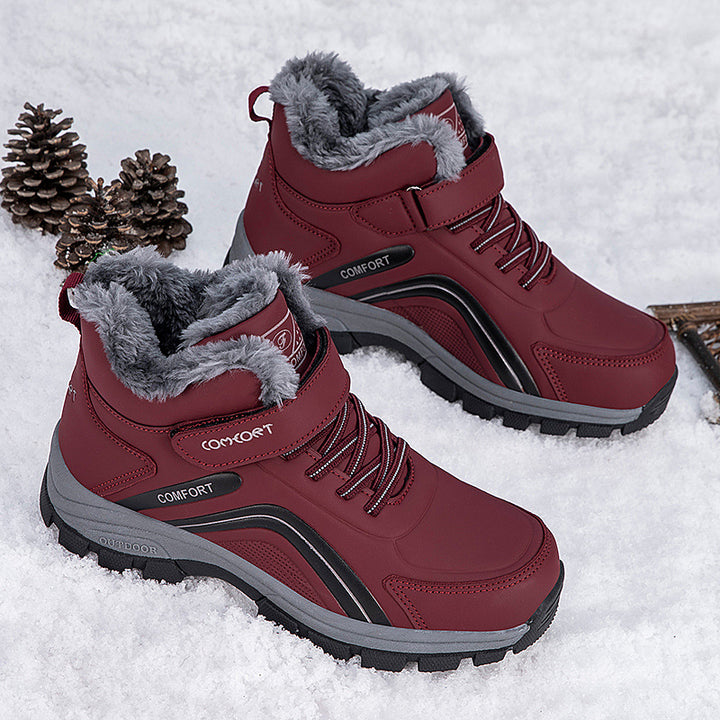 Damen wasserfeste Winterstiefel mit isolierendem Futter und rutschfester Sohle Drune