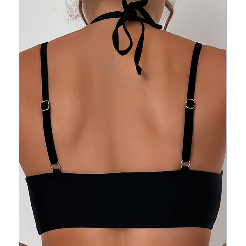 Damen Sportliches Bikinioberteil mit trendy Cut-Outs Drune