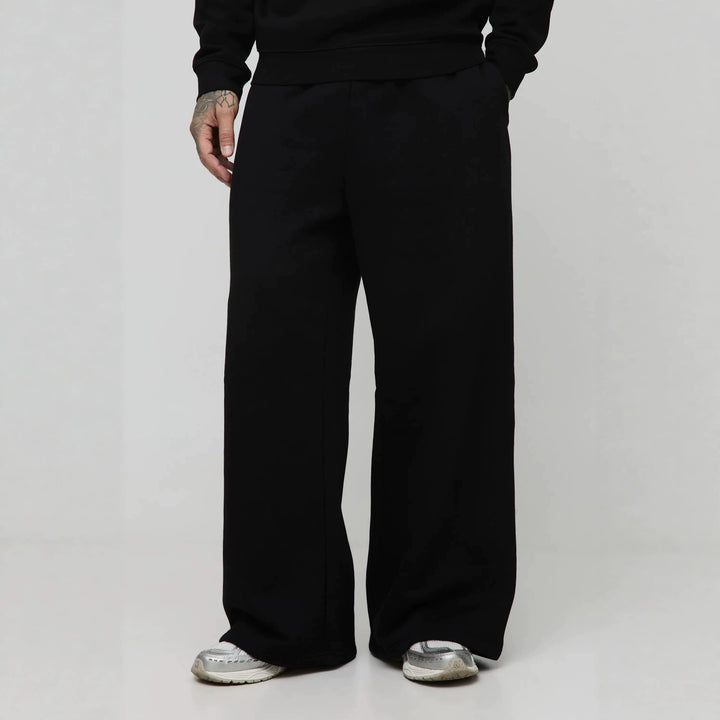Unisex Thermo-Fleece-Jogginghose mit wärmender Innenbeschichtung, elastischem Komfortbund und geradem Bein Drune