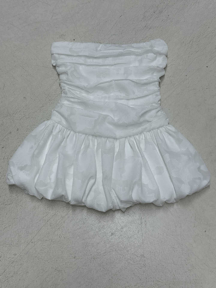 Damen Mini-Ballkleid mit ärmellosem Design und voluminösem Rock Drune