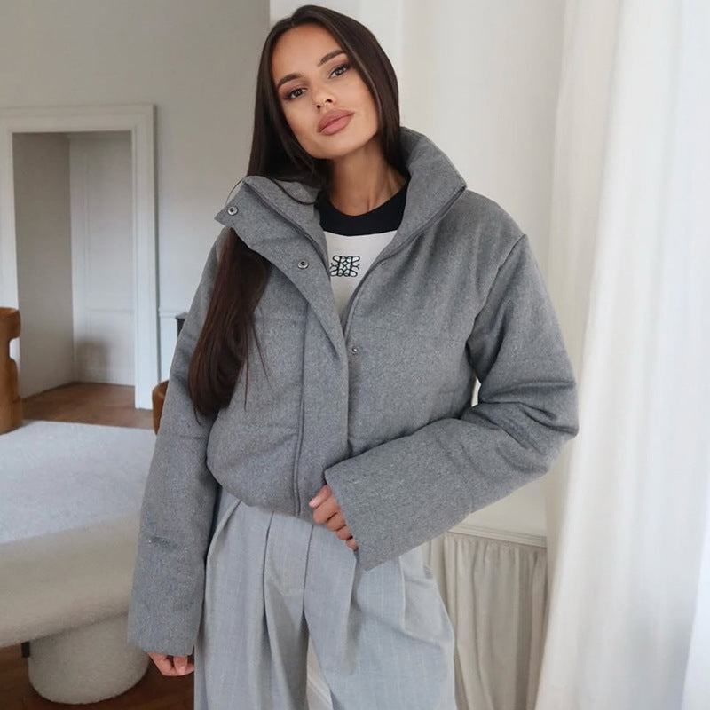Damen kuschelige und warme Steppjacke Drune