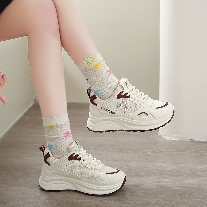 Damen Komfortable Sneakers mit dämpfender Sohle und atmungsaktivem Obermaterial Drune
