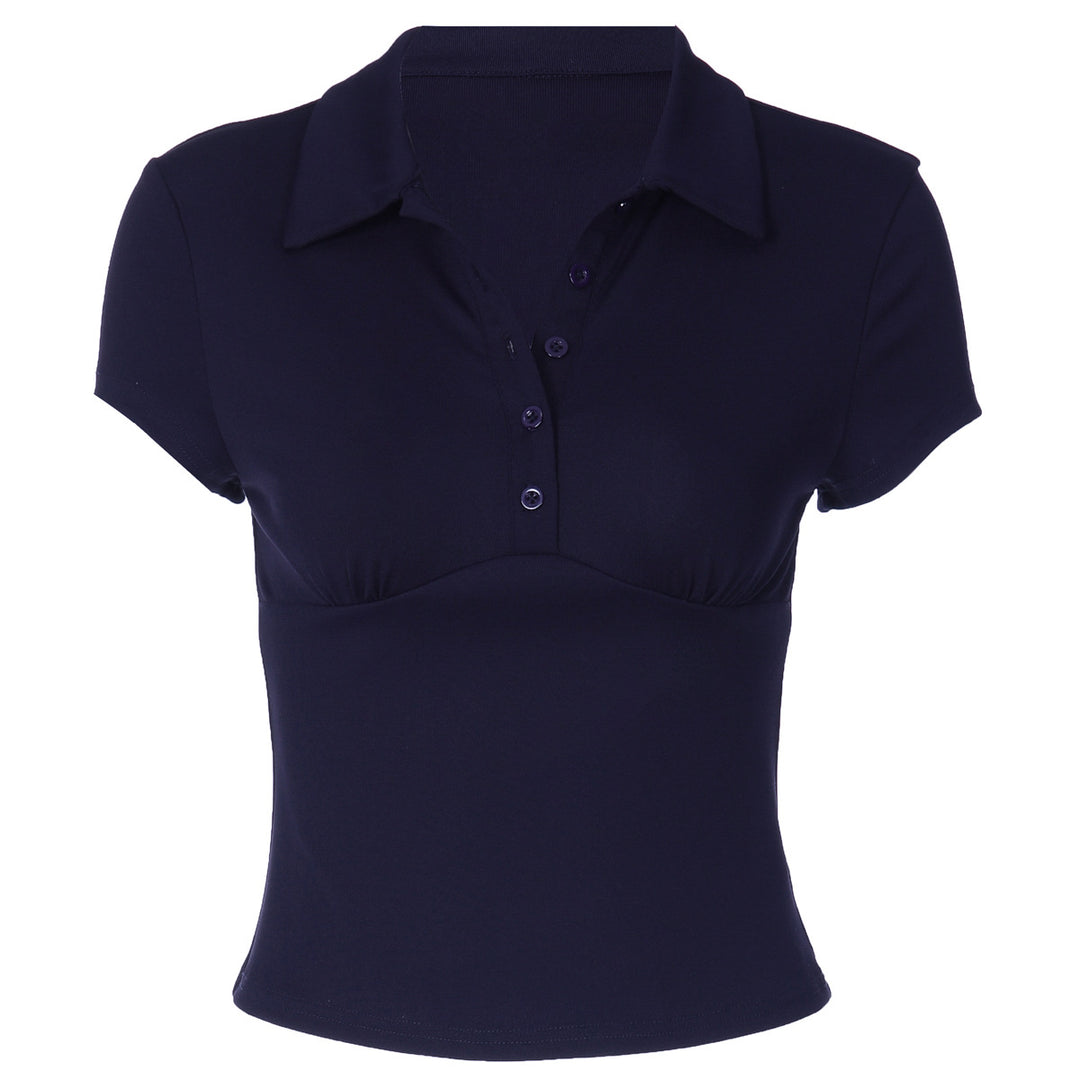 Damen Kurzärmliges Poloshirt mit taillierter Passform Drune