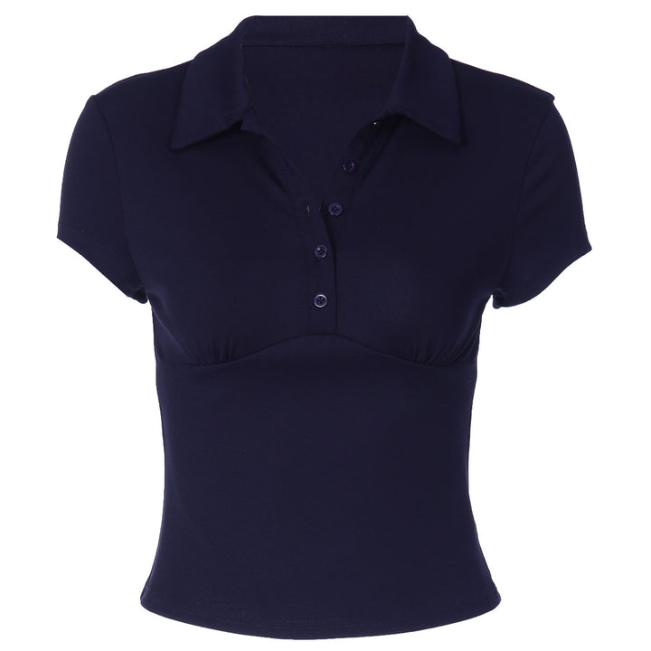 Damen Kurzärmliges Poloshirt mit taillierter Passform Drune
