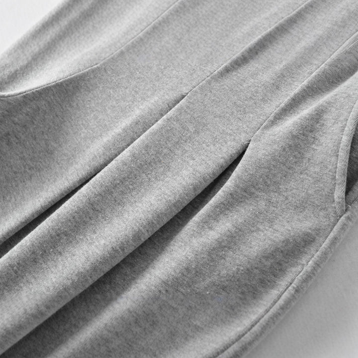 Damen lässige, weite Freizeithose mit Bundfalten Drune