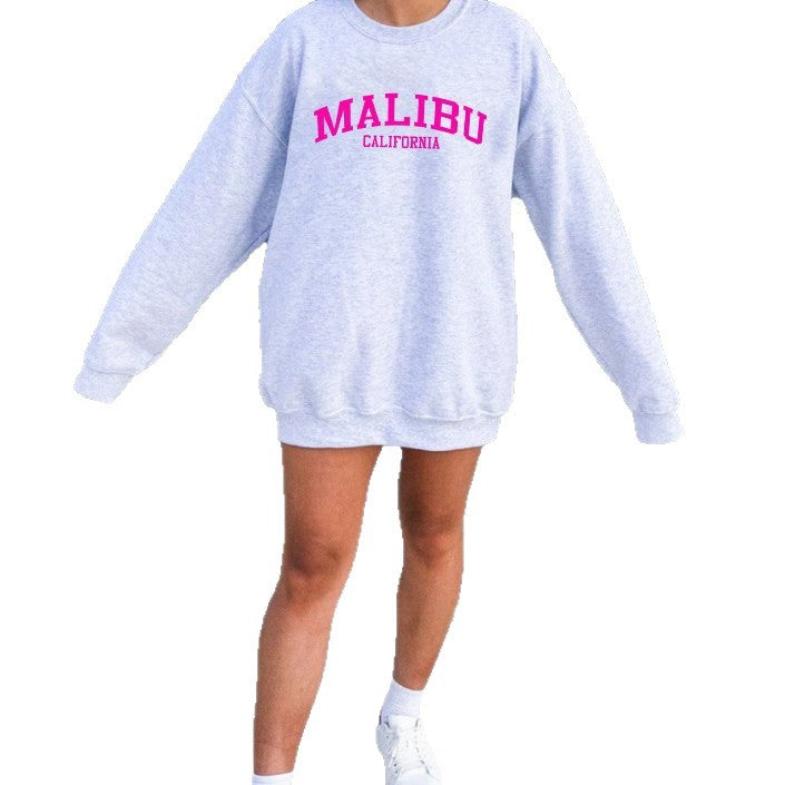Damen Sweatshirt mit lässigem California-Logo und weichem Material Drune
