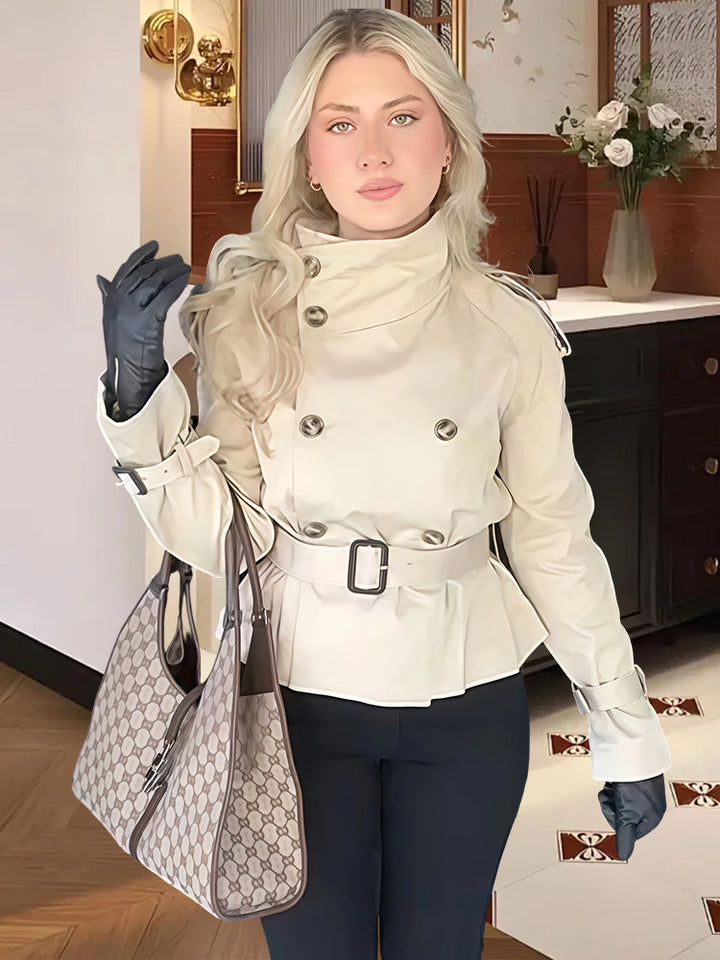 Damen Trenchcoat mit eleganten Details Drune