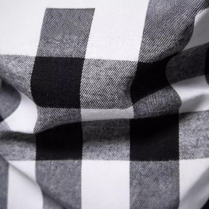 Herren Flanellhemden mit integriertem Kapuzen-Design und lässigem Look Drune
