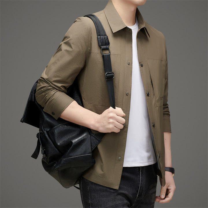 Herren leichte Jacke mit praktischen Taschen und atmungsaktiver Membran Drune