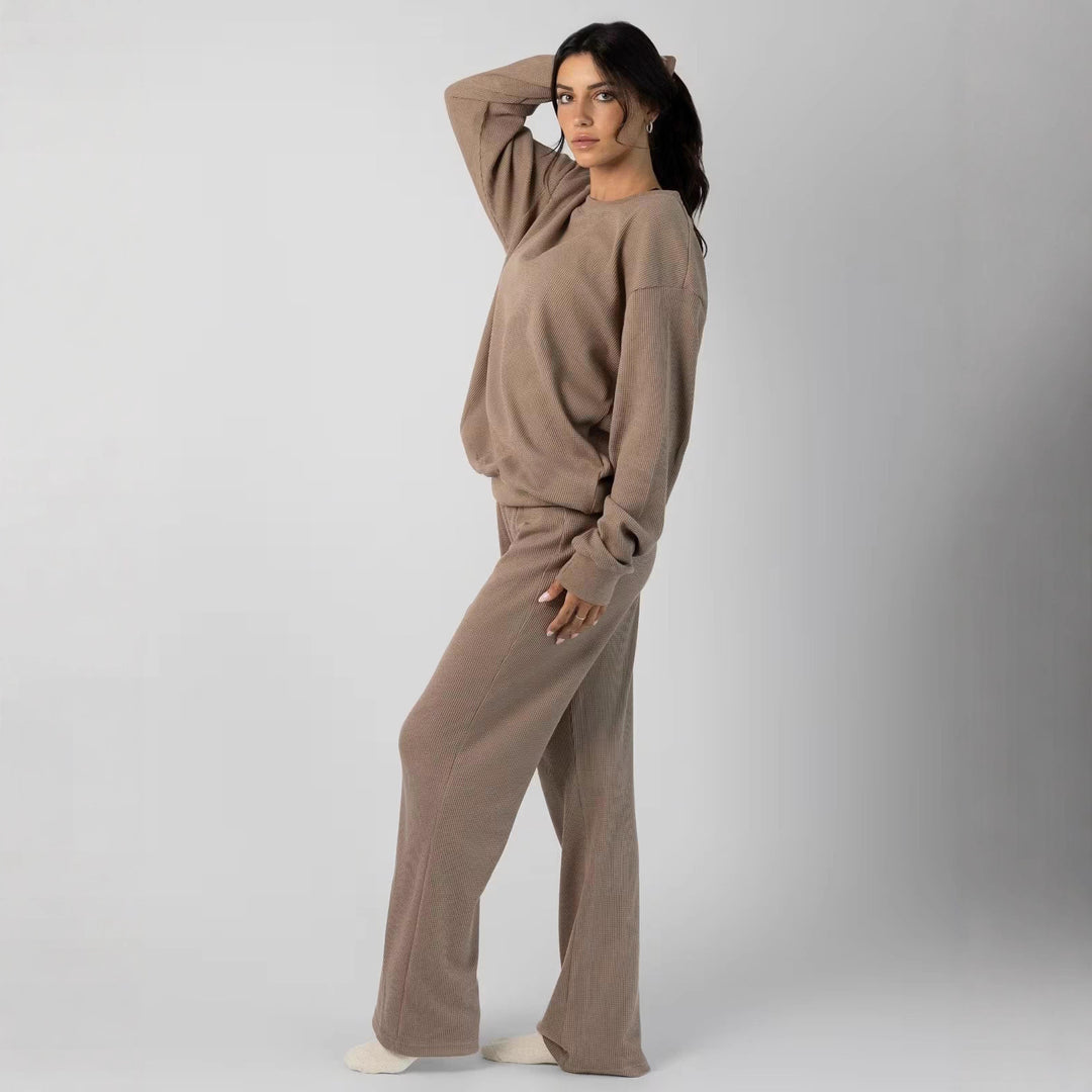 Damen lässiger und bequemer Sweatshirt-Lounge-Set Drune