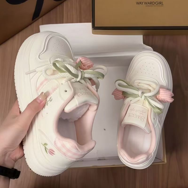 Damen Sneakers mit verspieltem Design und dekorativen Schleifen von Drune