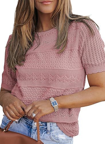 Damen Strickoberteil mit einzigartigem Strukturdesign Drune