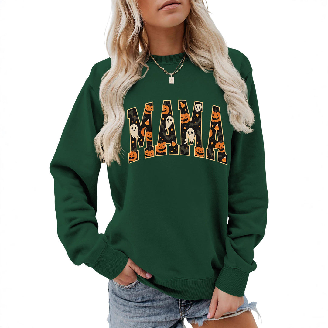 Damen Sweatshirt mit lustigem Halloween-Design und komfortablem Schnitt Drune