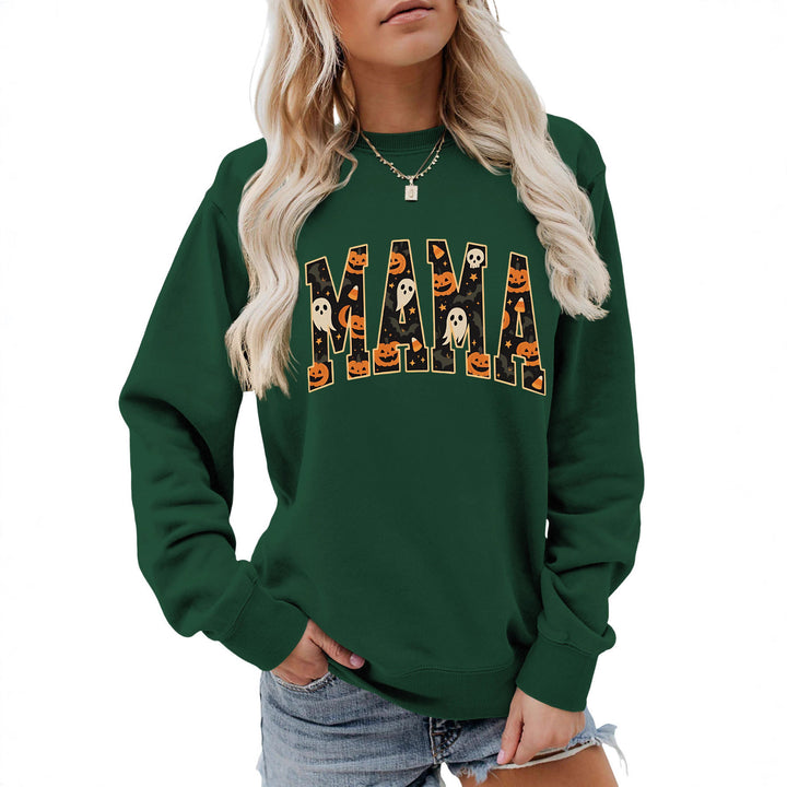 Damen Sweatshirt mit lustigem Halloween-Design und komfortablem Schnitt Drune