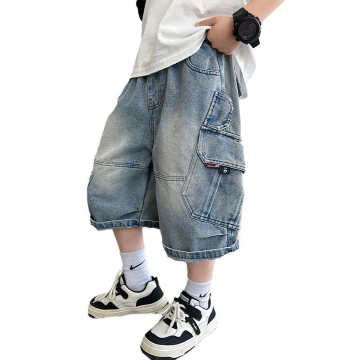 Jungen lässige Cargo-Shorts mit praktischen Seitentaschen Drune