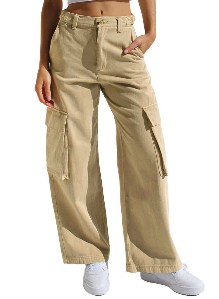 Damen Cargo-Hose mit praktischen Seitentaschen und lässigem Schnitt Drune