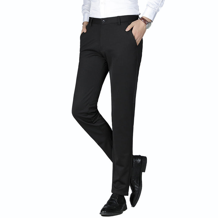 Herren elegante Anzughose mit schmalem Schnitt Drune