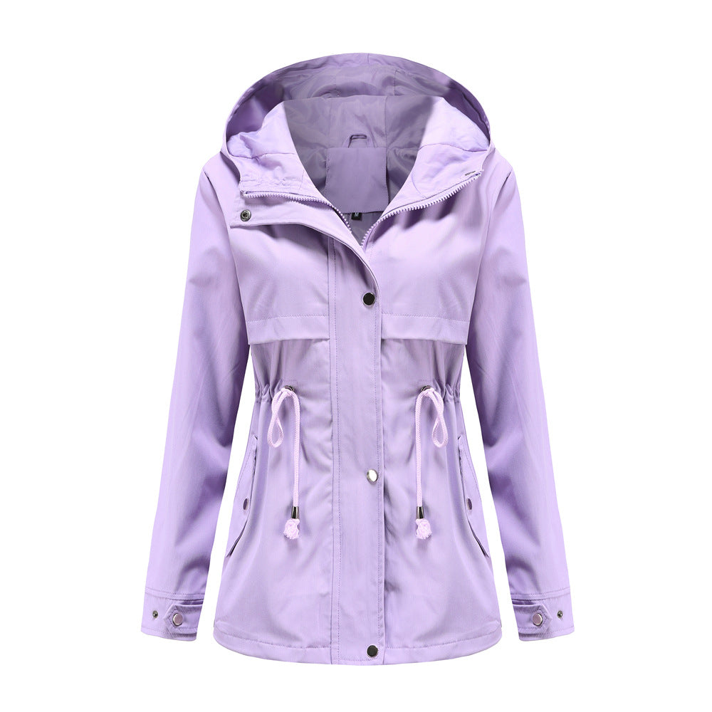 Damen funktionale Übergangsjacke mit verstellbarem Taillenbündchen Drune
