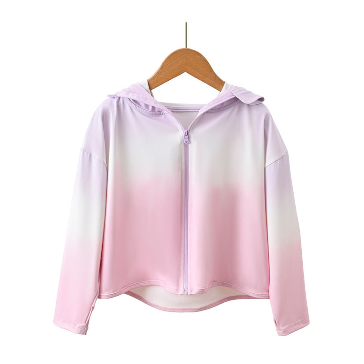 Jungen atmungsaktive Kapuzenjacke mit UV-Schutz Drune