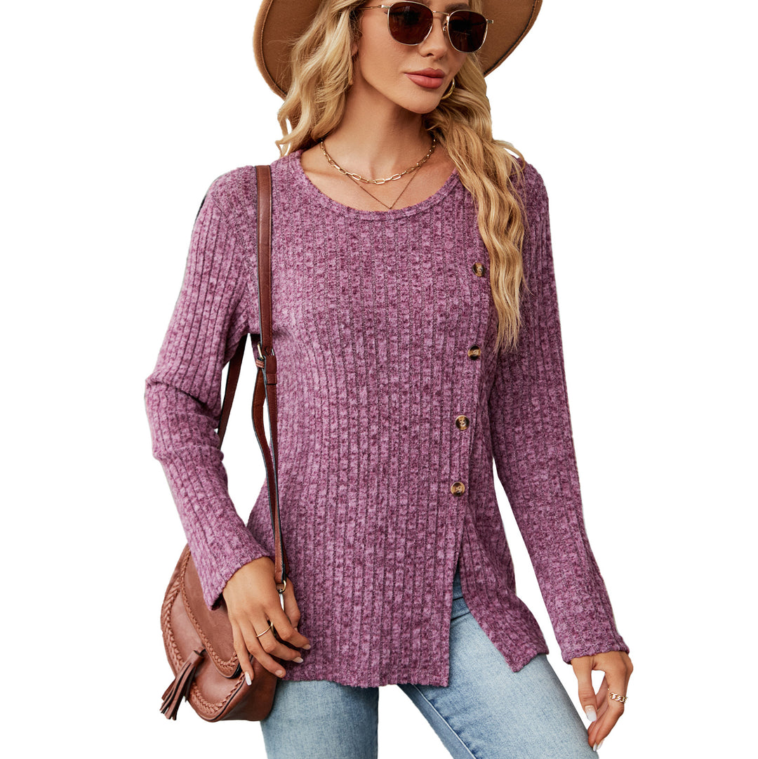 Damen Langärmliges Strickoberteil Drune