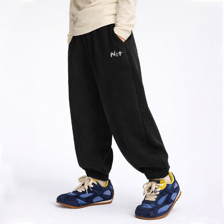 Herren lockere Sweatpants mit einzigartigem Stickmotiv Drune