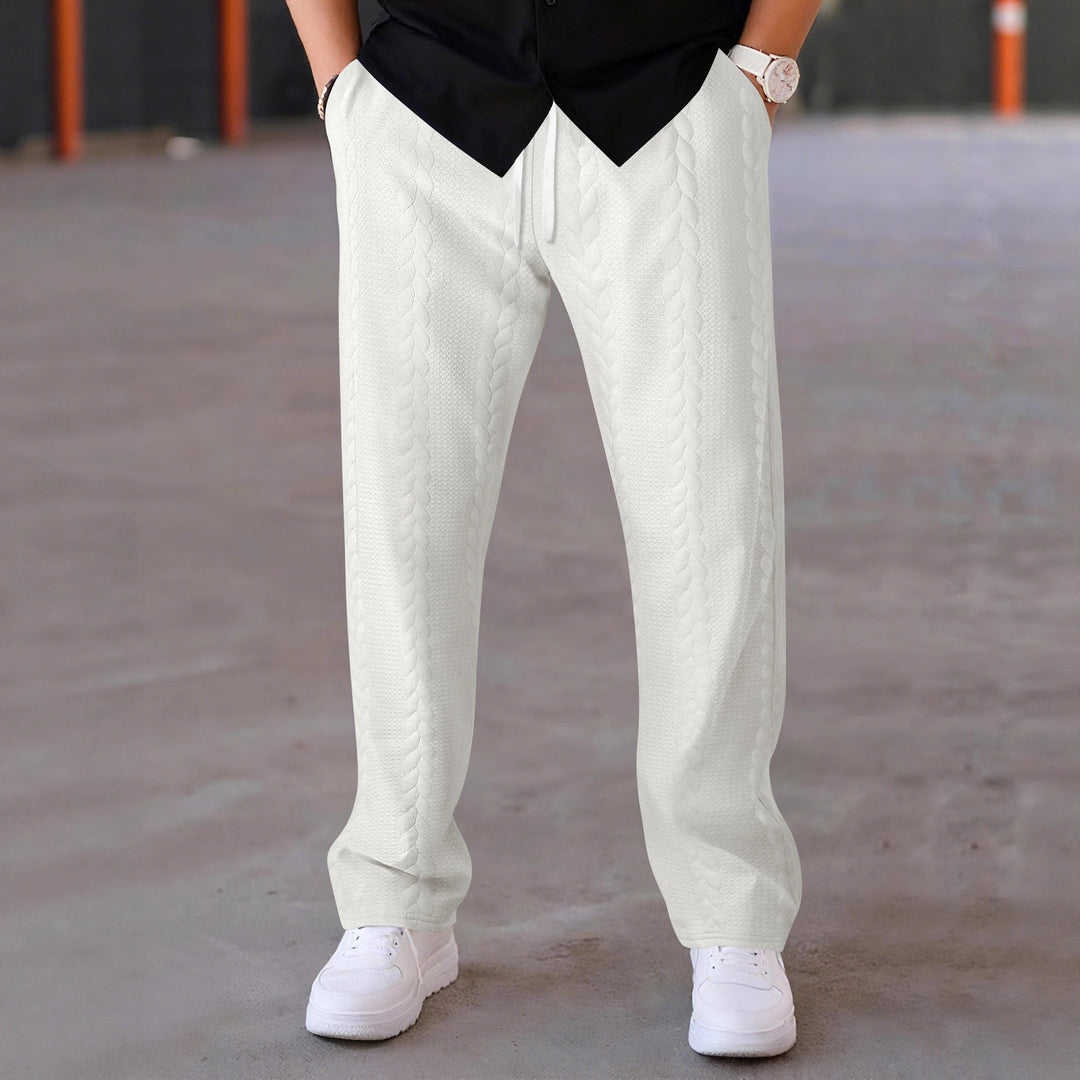 Herren modische Freizeithose mit innovativem Strukturdesign Drune