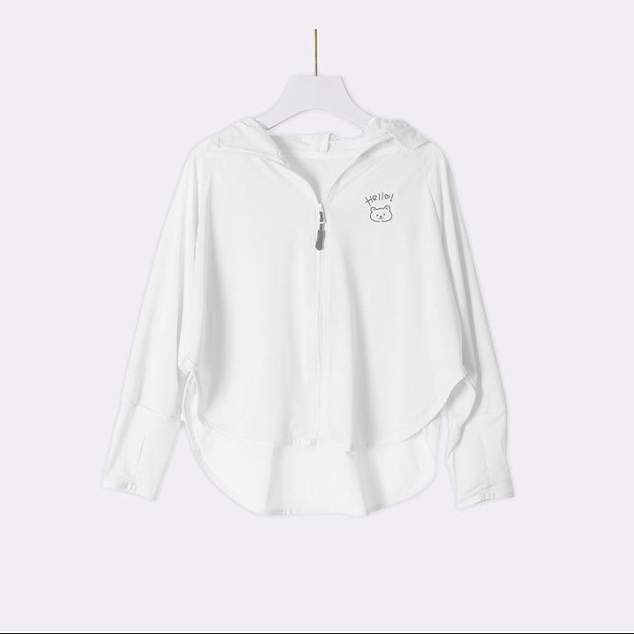 Damen atmungsaktive UV-Schutzjacke mit hohem Kragen Drune